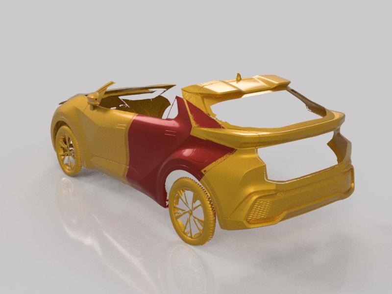 Toyota C-HR 2025 - REAR FENDER - 3D SCAN