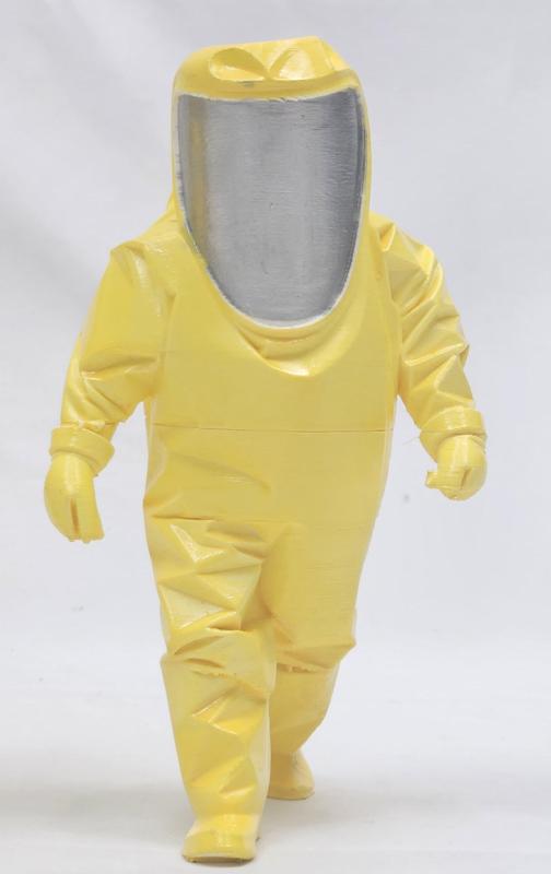 Didactica3D Hazmat Suit Level A – 20cm Training & Educational Diorama Model