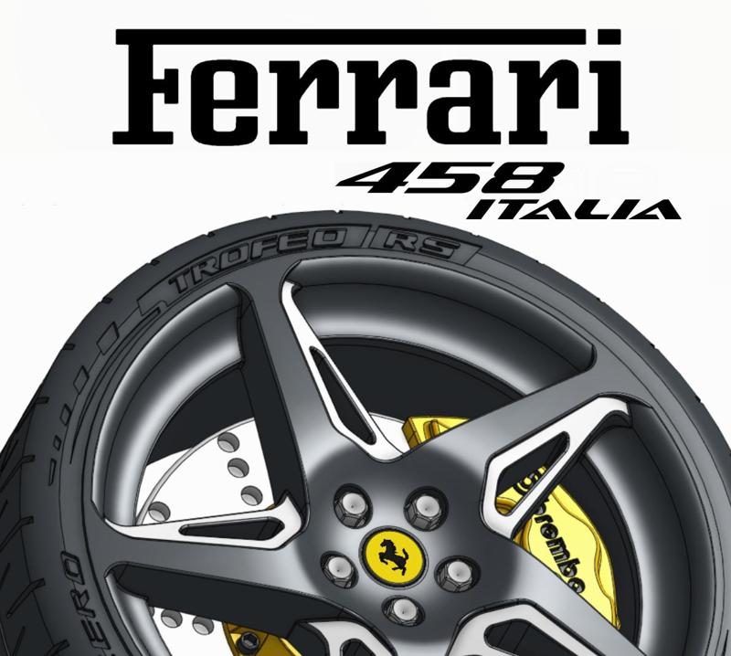 1/18 FERRARI 458 ITALIA SPYDER WHEEL - LBWK / LIBERTY WALK / PORSCHE / VW / RACING / RIM / SUBARU / STI WRX / OPEL / BMW / MERCEDES / FORD/ NISSAN / GTR / MITSUBISHI / EVO / AE86 / MUGEN / TYPE R / ROHANA /