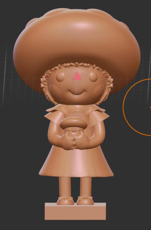 Chibi mushroom pixie fairy