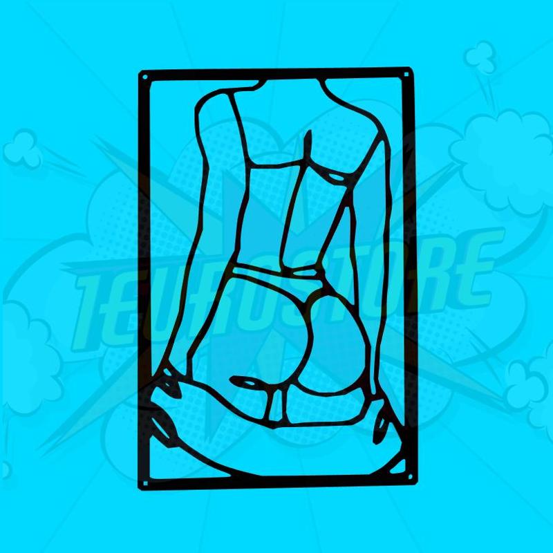 Sexy Girl Door Wall Art