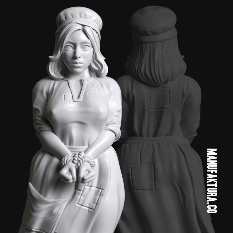 Sub Series 121a - Bound Female Prisoner Slave