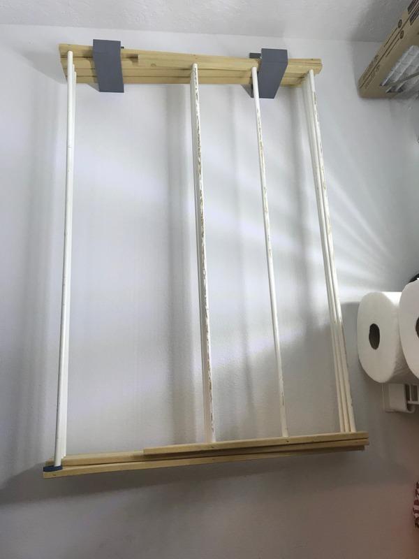 Folding Wooden Clothes Drying Rack Hanger