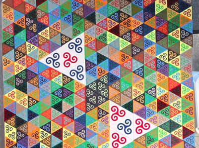 Triskele Table Mosaic