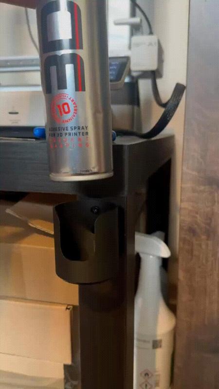 3DLAC Spray Holder – Wall-Mount Organizer