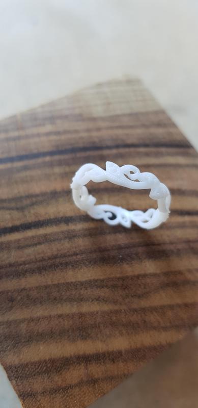 floral ring with diamonds