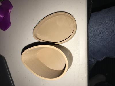 chill Easter egg with a Easter box