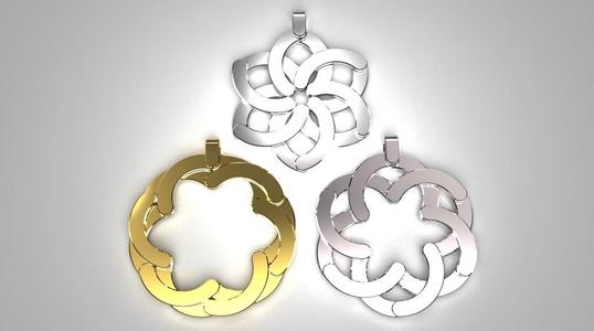 Expandable Hexagonal Pendant