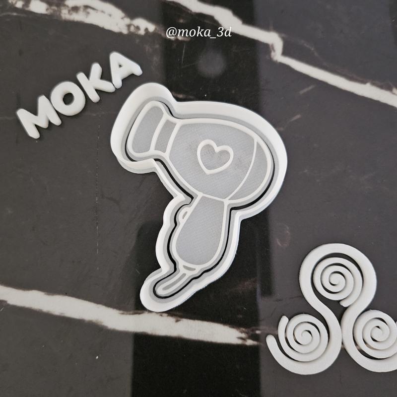 secador de cabello mujer cortador de galleta