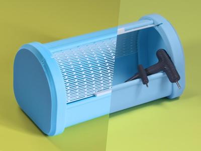 Storage Box with Roller Shutter