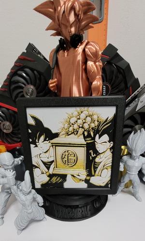 Son Goku & Vegeta Hueforge / RiP Akira Toriyama