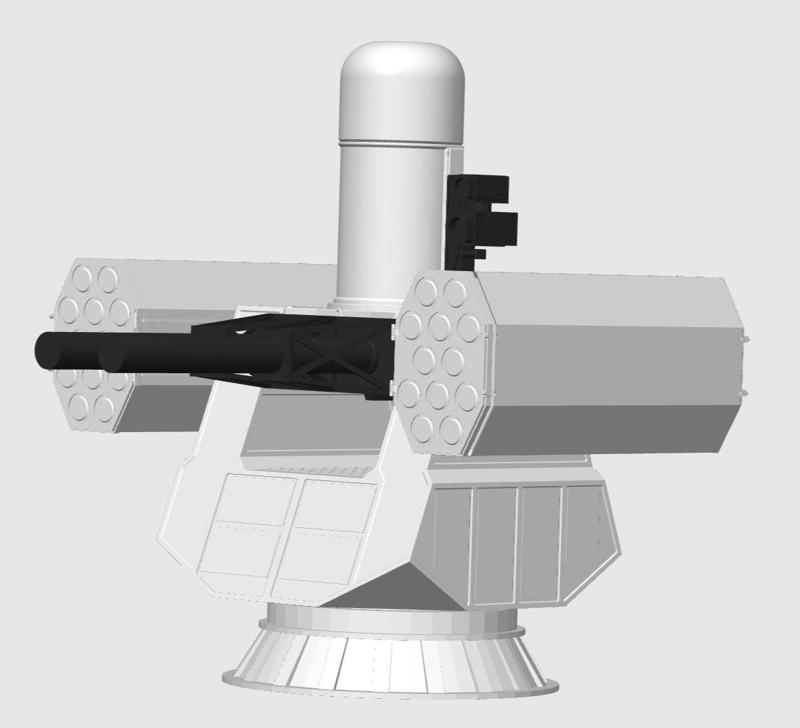 CIWS Close-In Weapon System Solar Panel Ornament