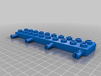 Duplo 8 x 2 car base, 8 wheels