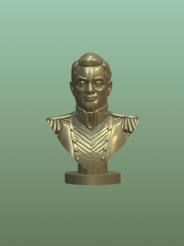 Admiral Guillermo Brown Bust (fan art)