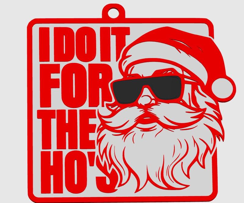 I crafted this for the Ho's Santa Ornament