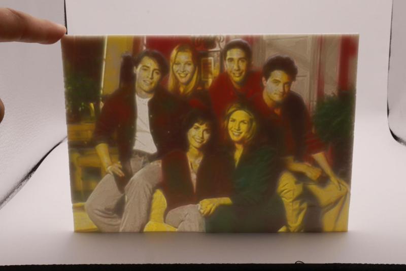Friends Cast Season One Lithophane