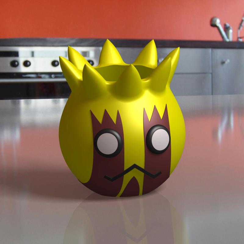 Sunkern pokemon cute plant pot