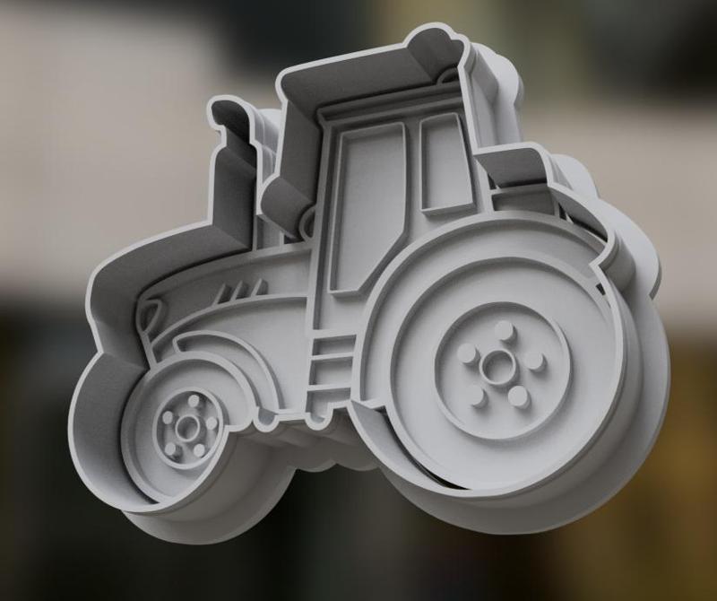Traktor V2 Cookie Cutter - Bake Farm Fun Version 2