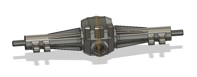 Trophy Truck V3&4 Solid live rear axle with locked differential