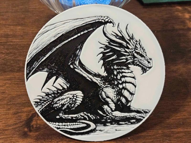 Sitting Dragon Coaster