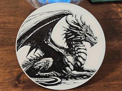 Sitting Dragon Coaster