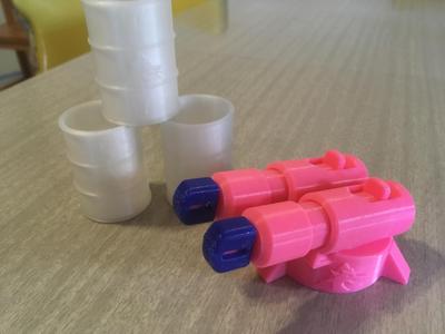 Cheekymandos - Missile Action Playset