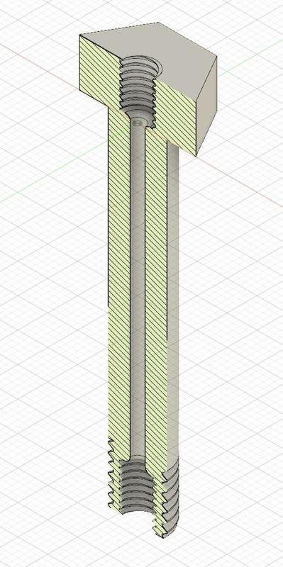 Lack 1.75 mm filament bushing