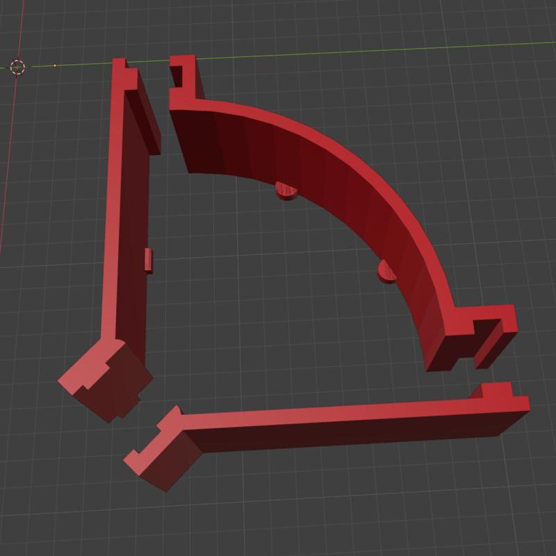 Dice Mould Housing - Quadrant Mould for Pressure Pots