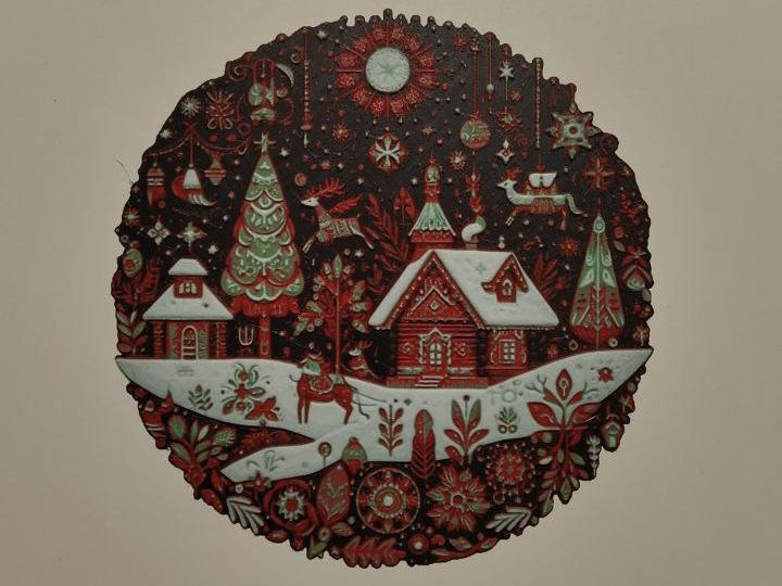 Christmas Landscape (hueforge)