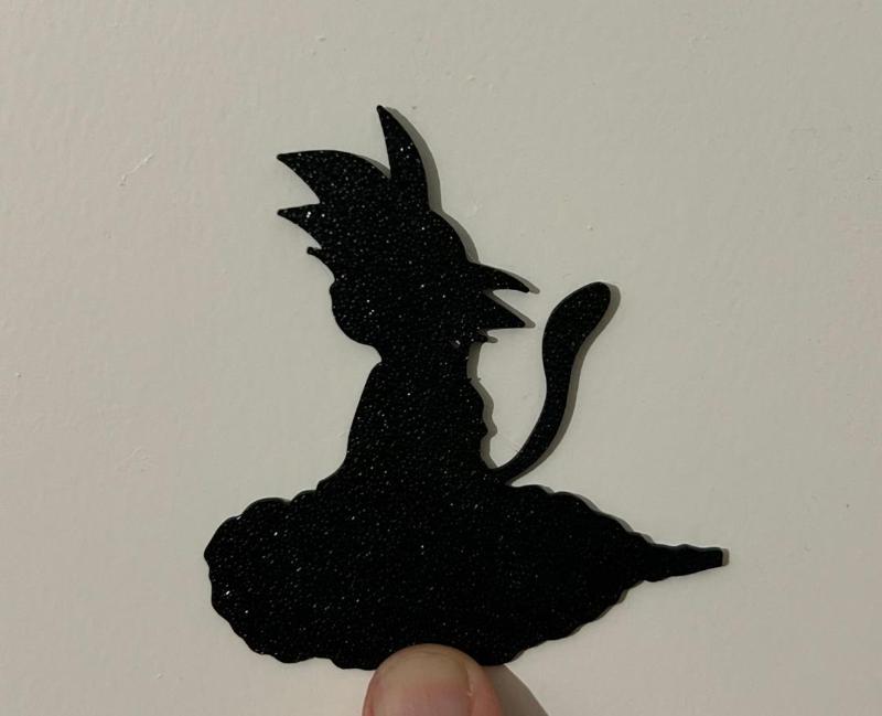 Goku on his magic cloud