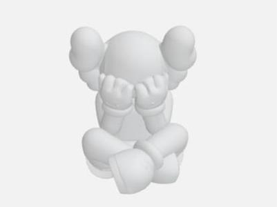 Sad Kaws Figurine
