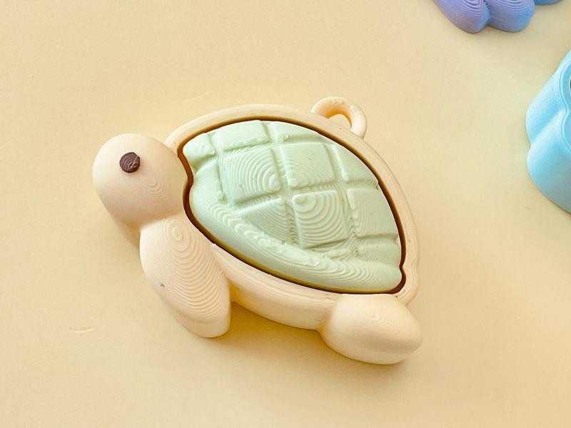 Sea Turtle — Fidget Clicker Keychains