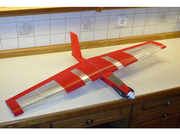 Speedy "Red Midi Swept Wing"