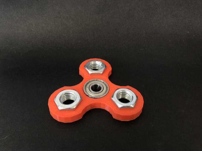 Small Tri-Hex Fidget Spinner