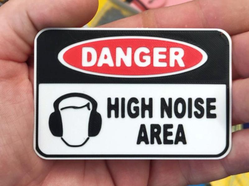 High noise area