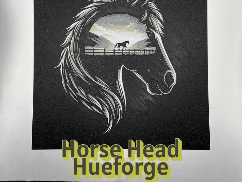 Horse Head Hueforge