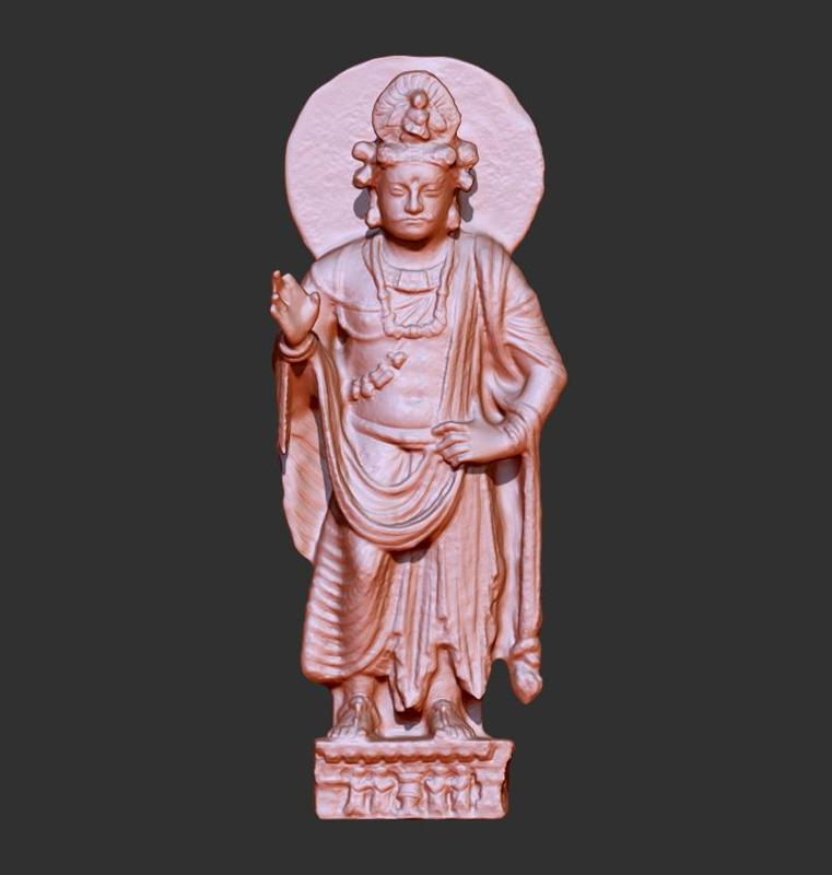 Standing bodhisattva with a turban at The State Hermitage Museum, St Petersburg