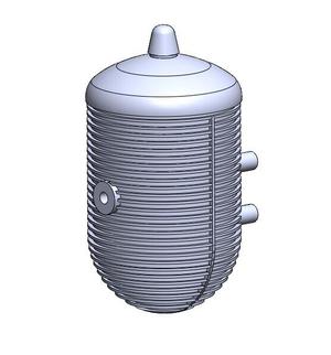 Beehive style remote oil filter