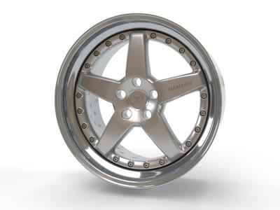 Hamann PG2 3 wheels 1/18 1/24 scale