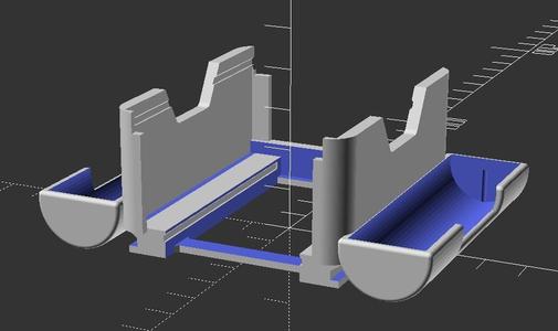 SMARS LC (Lowest Cost) Stackable Module, Optional 2x 18650 battery holder