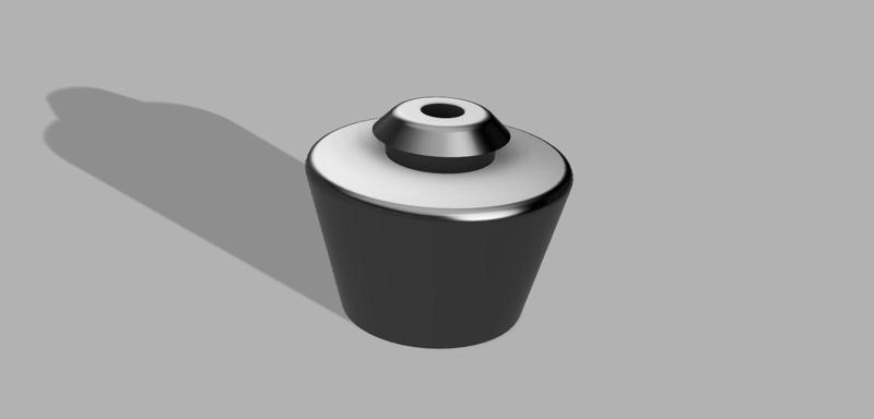 Megane 2 CC trunk lid bumper rubber