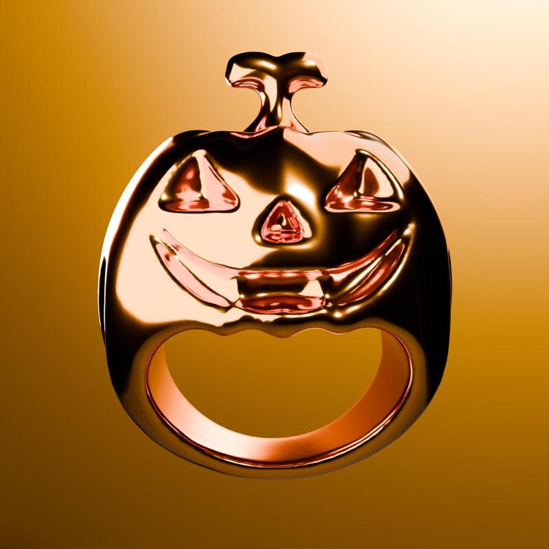 Spooky Pumpkin Ring