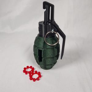 'ThunderStrike V2' Reusable Airsoft Impact-Activated Cap Grenade (Soviet/Russian F-1 Variant)