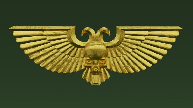 Skull and wings WH40k FanArt Aquila