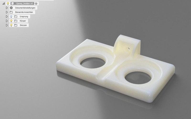 Holder for Epoxy Bottles (head down)