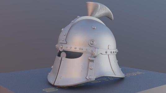Real Size Viking Helmet 3D Printable STL