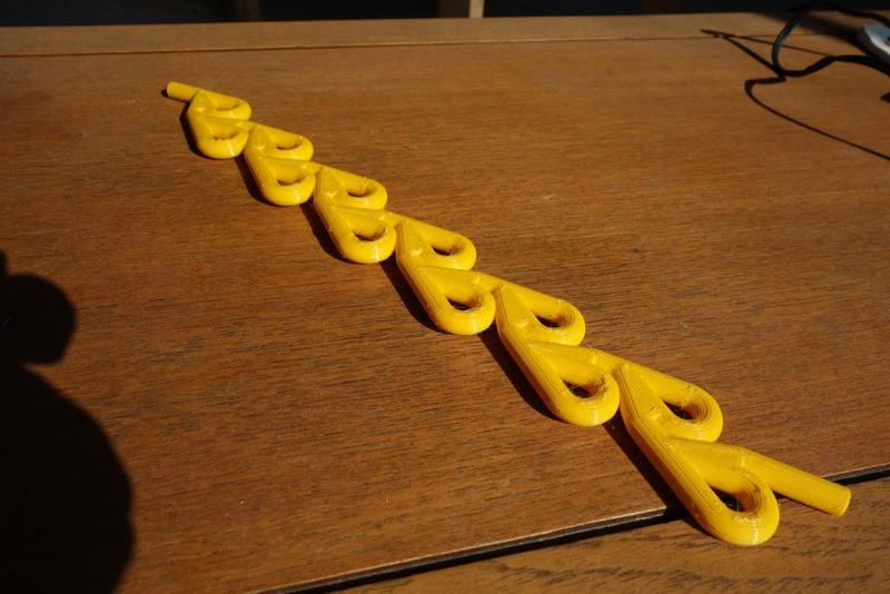 Parameterized Tesla valve straw