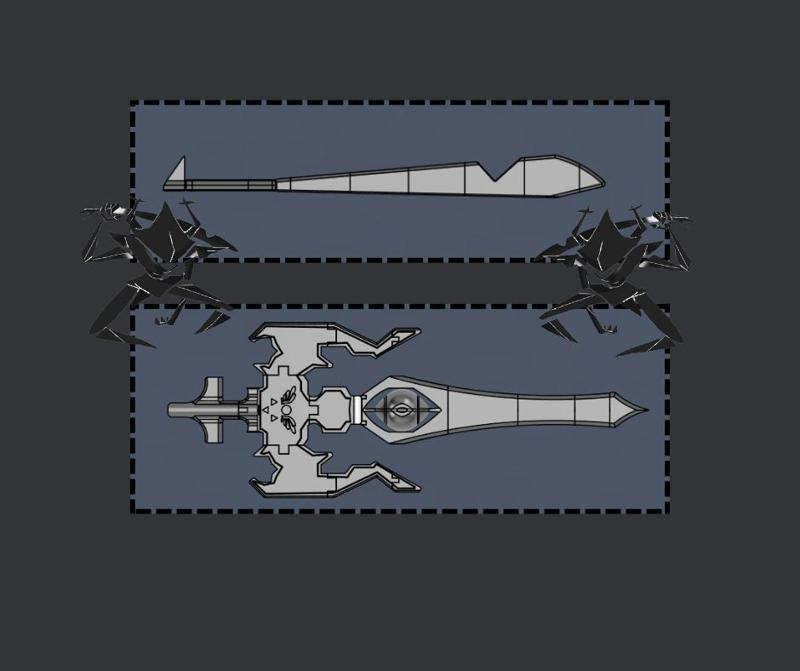 Roaring Knight's Sword | Deltarune Cosplay Prop