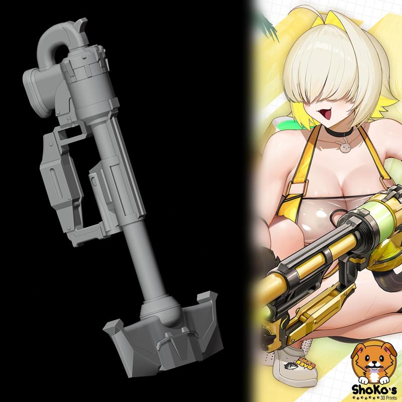 Elegg: Boom and Shock - Weapon - Nikke COsplay Prop