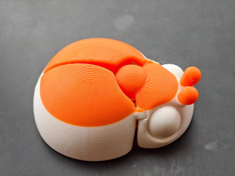 Little ladybug, no supports needed, wings can be deployed